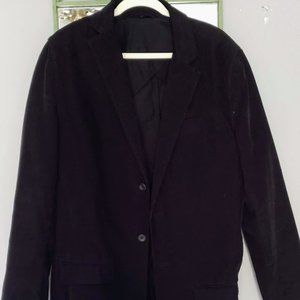 Men's L Old Navy Black Corduroy Blazer